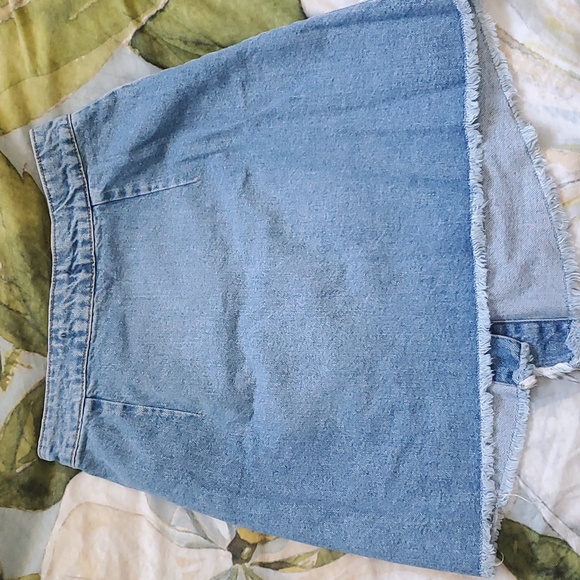 Zara asymmetrical denim skirt - Picture 3 of 4